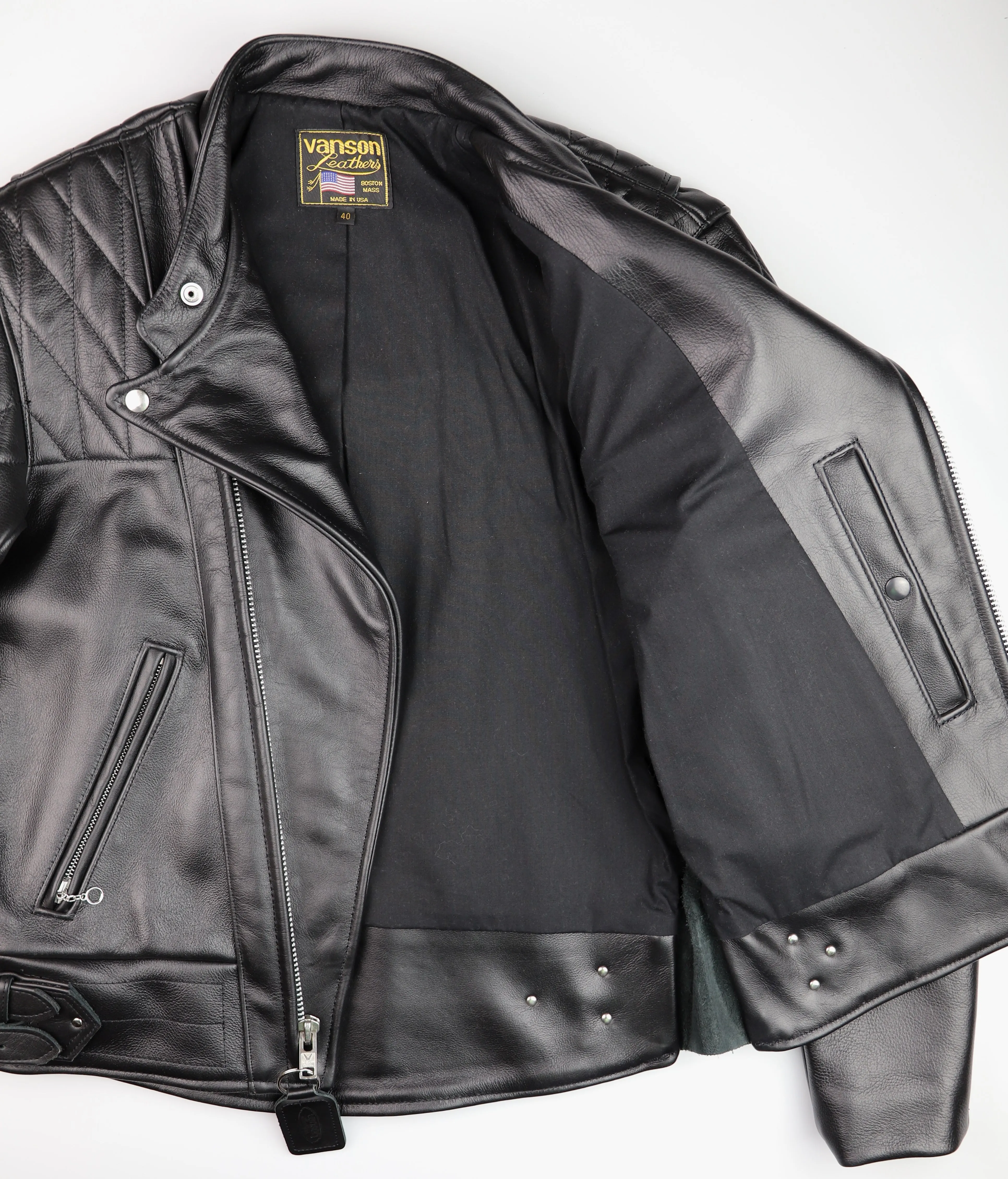 Vanson Chopper Jacket, size 40