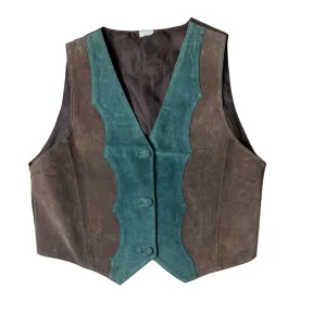 Vintage Real Leather Suede Vest