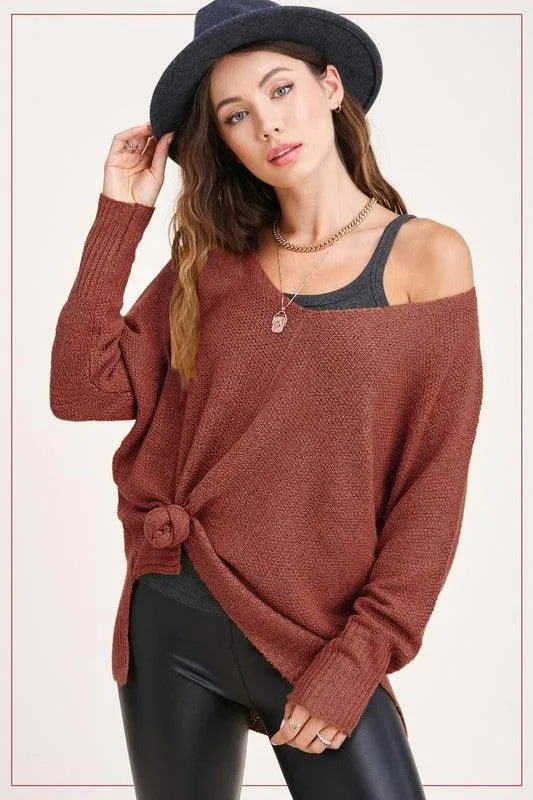 Womens Casual Relaxed Fit Winnie Sweater