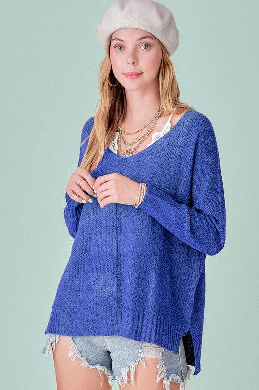 Womens Casual Relaxed Fit Winnie Sweater