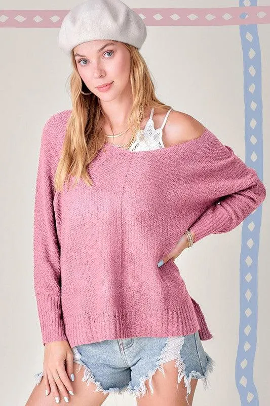 Womens Casual Relaxed Fit Winnie Sweater