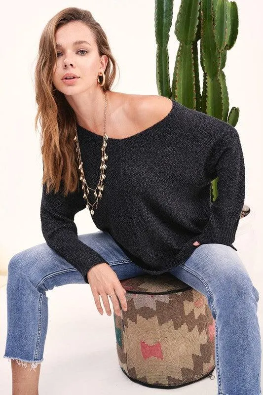 Womens Casual Relaxed Fit Winnie Sweater