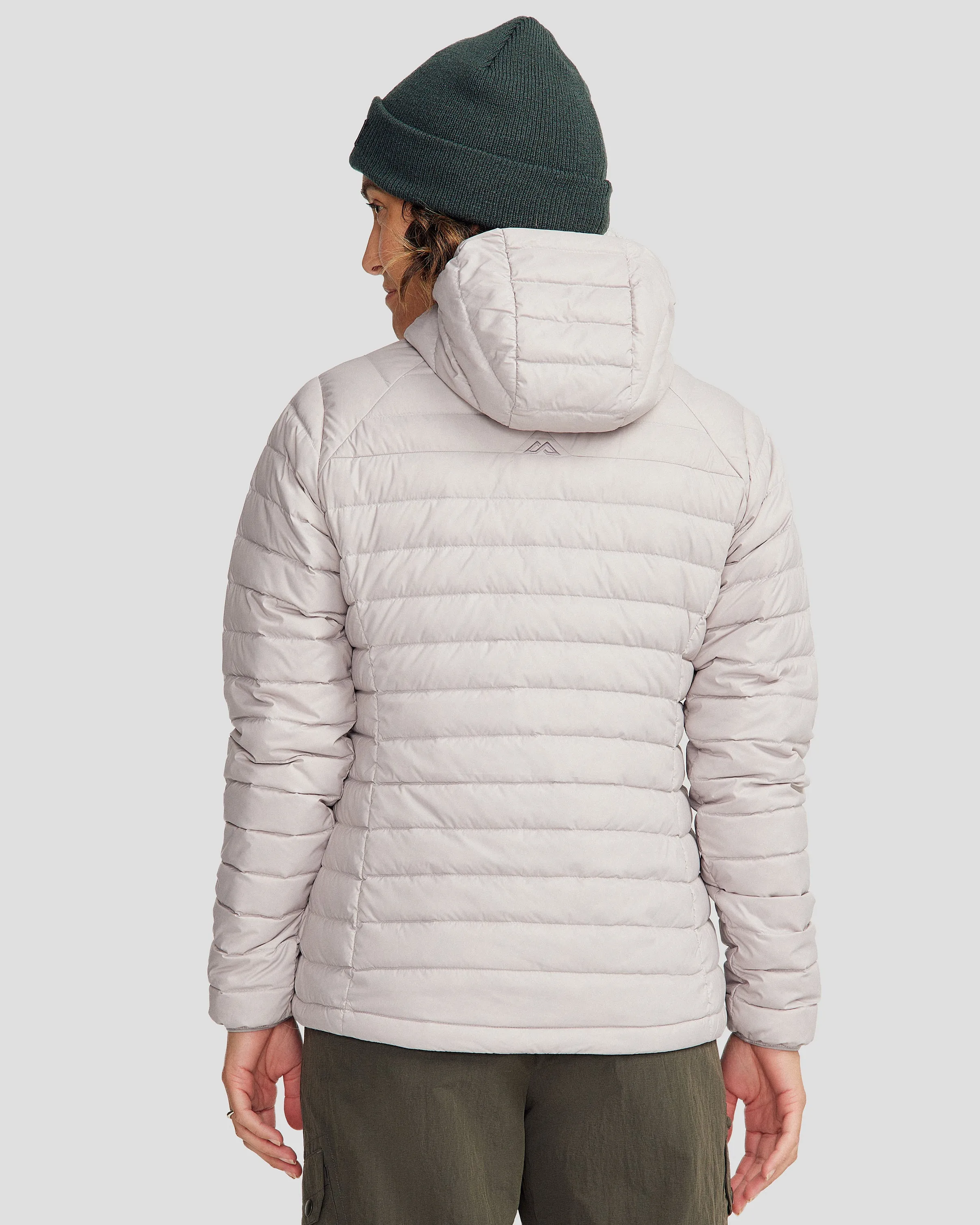Women's Heli Down Hooded Jacket v3 - Dove