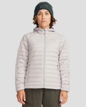 Women's Heli Down Hooded Jacket v3 - Dove