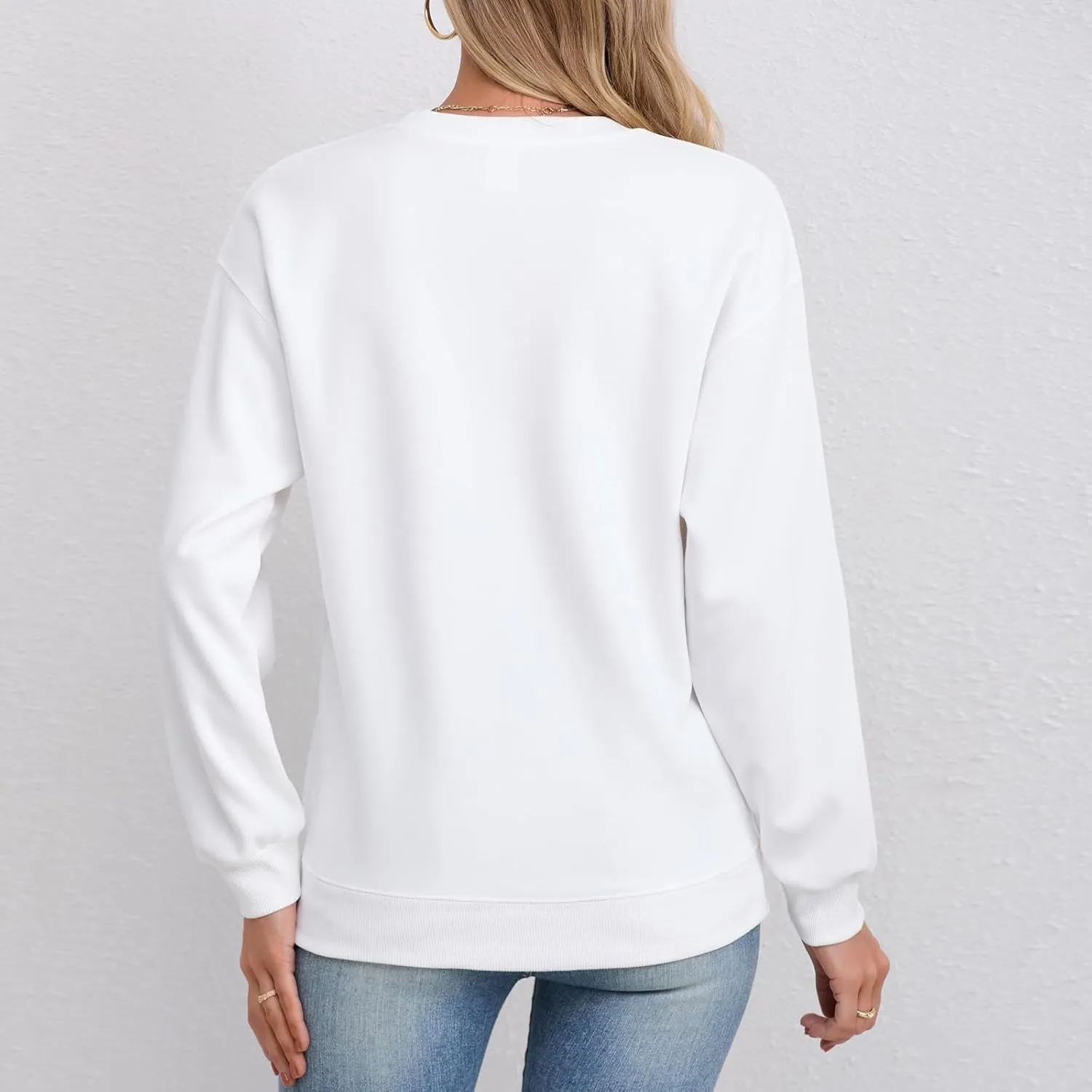 Women's Oversized Pullover Hoodie Long Sleeve Crewneck Athletic Sweatshirt Casual Loose Cotton Hoodies