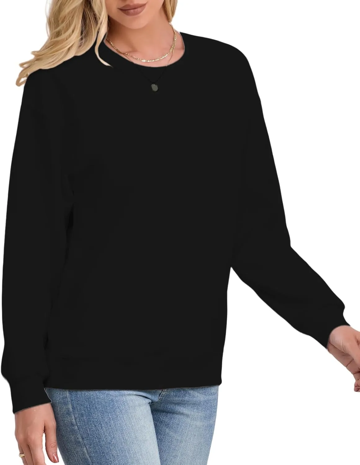 Women's Oversized Pullover Hoodie Long Sleeve Crewneck Athletic Sweatshirt Casual Loose Cotton Hoodies
