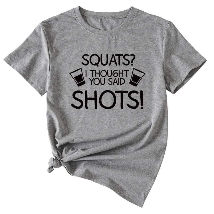 Women's Squares I Thought Casual Short Sleeved T-shirt