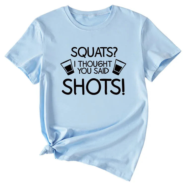 Women's Squares I Thought Casual Short Sleeved T-shirt