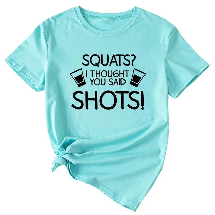 Women's Squares I Thought Casual Short Sleeved T-shirt