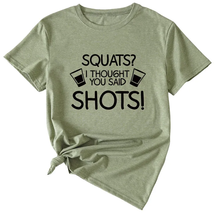 Women's Squares I Thought Casual Short Sleeved T-shirt