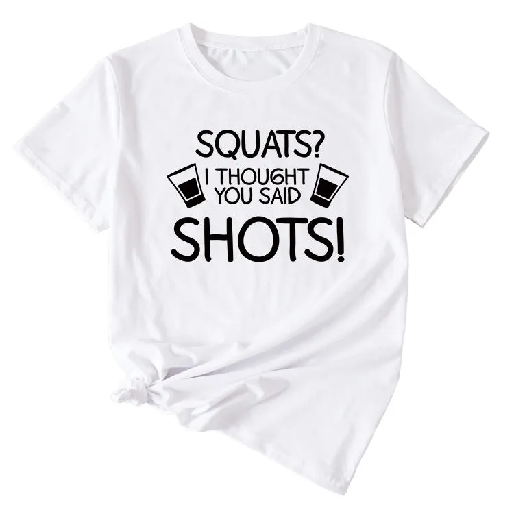 Women's Squares I Thought Casual Short Sleeved T-shirt