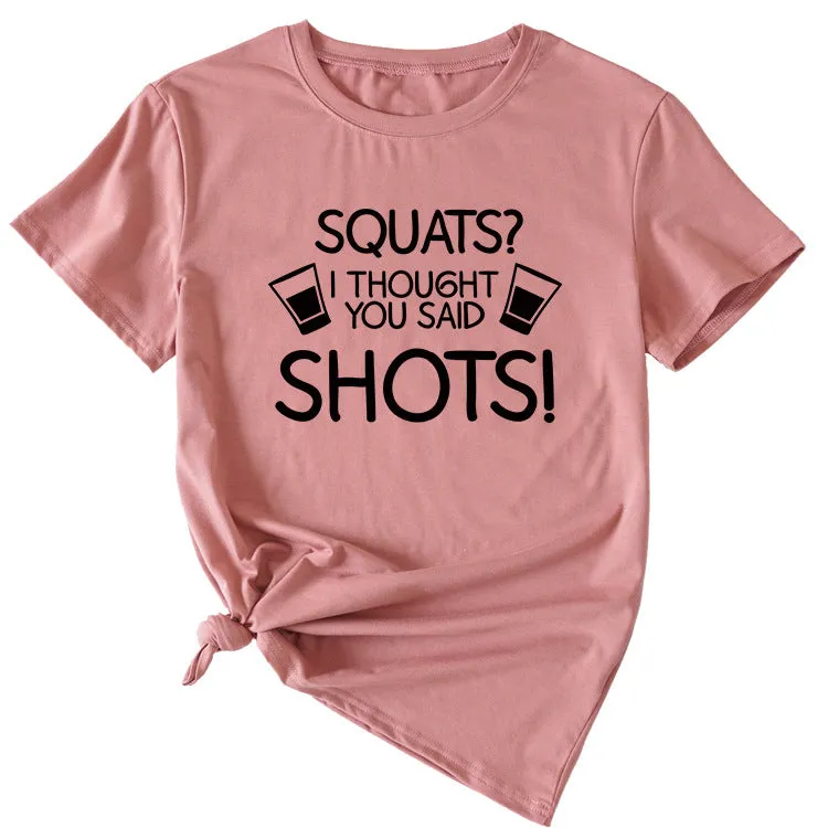 Women's Squares I Thought Casual Short Sleeved T-shirt