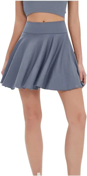 Women's Tennis Skirts Workout Athletic High Waisted Flowy Casual Summer Skorts A Line Yoga Skater Skirt Mini Skorts
