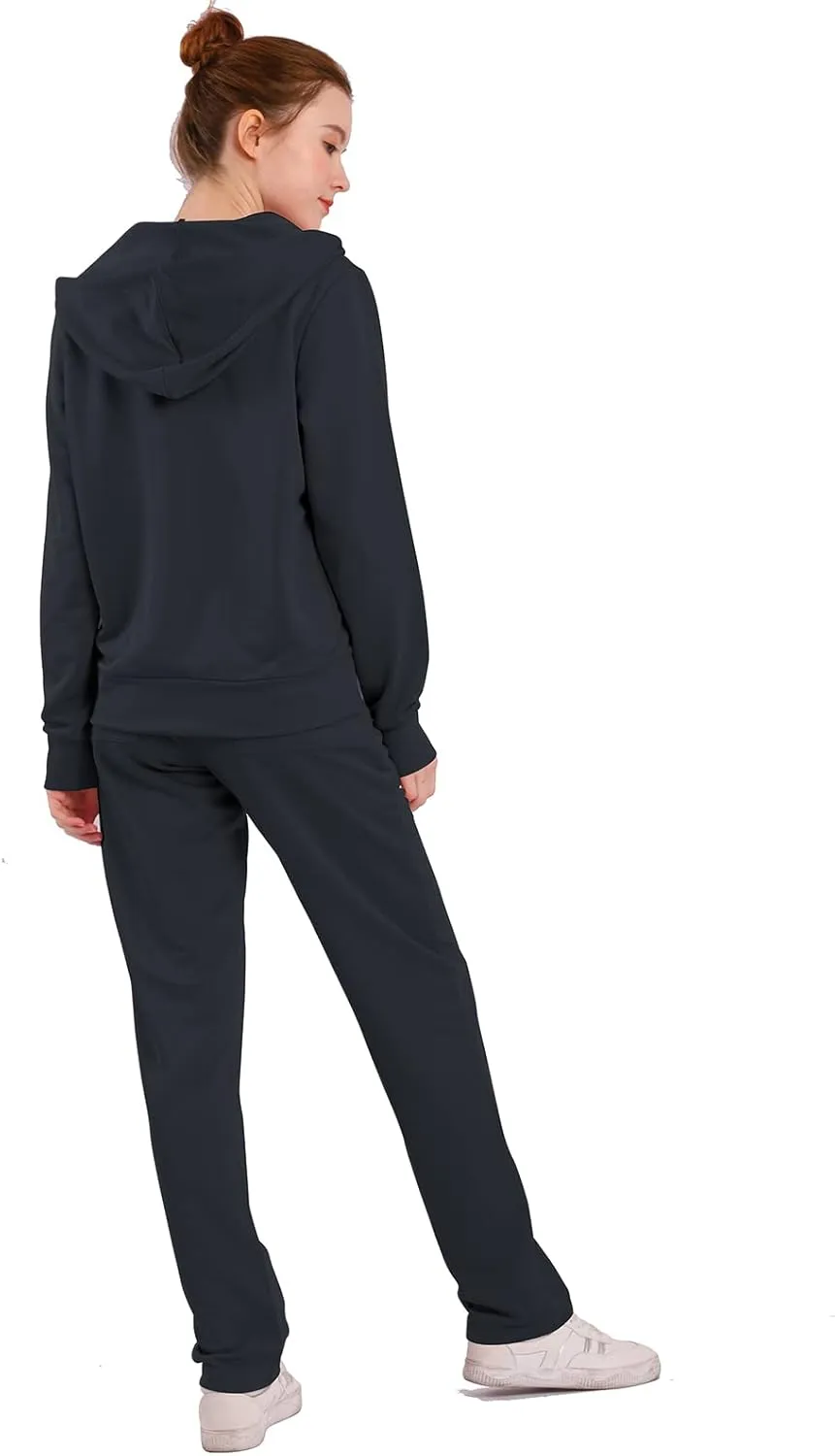 Yasumond Women's Two Piece Outfits Sweatsuit Set Jogging Track Suits Zipper Hoodies & Sweatpants